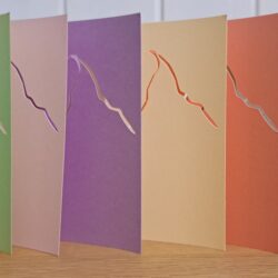Matterhorn cut out cards